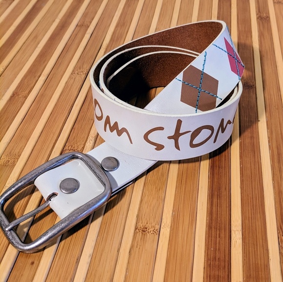 volcom leather belt